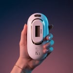 Glame Sapphire Freeze IPL - Buz Başlıklı Lazer Epilasyon Cihazı | Safir Soğutmalı Ağrısız Ev Tipi Tüy Alma Cihazı Beyaz