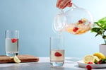 Glaver's 4 adet Highball Bardağı, 463 ml Collins Kokteyl İçme Bardağı Bardağı, Su, Meyve Suyu, Bira ve Kokteyller için Kabarcık Tabanlı Züccaciye, Heavy Base Modern Basic Bardak Bardakları.