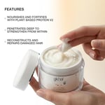 Global Keratin GKhair Derin Saç Kremi Maskesi 200g / 7.5oz Erkekler ve Kadınlar için Kuru Hasarlı Saç Bakım Koruması ve Ultra Onarıcı Maske (200g, 1'li Paket)
