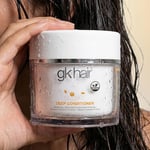 Global Keratin GKhair Derin Saç Kremi Maskesi 200g / 7.5oz Erkekler ve Kadınlar için Kuru Hasarlı Saç Bakım Koruması ve Ultra Onarıcı Maske (200g, 1'li Paket)