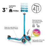 Globber çocuk Primo Plus ile ışık kadar tekerlekli Scooter, çocuk, Primo Plus with Light Up Wheels
