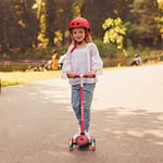 Globber Primo Plus Işıklı Scooter - Kırmızı