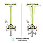 Globber Primo Plus Işıklı Scooter - Yeşil