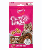 Gnawlers Crunchy Somonlu ve Sütlü Prebiotik Destekli Kedi Ödül Maması 65gr