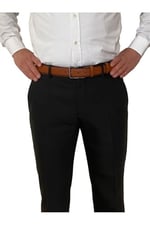 Goderi%100 Hakiki Deri, 5'Li Mükemmel Set, Nokta Baskılı Kumaş Pantolon Kemeri 3.5 Cm_Noktalı 115 Cm