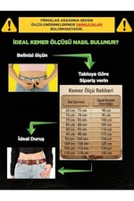 Goderi%100 Hakiki Kaliteli Deri Kemer
