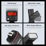 Godox Flaş cihazı TT350C sistem flaşı, Canon kameralar için, siyah