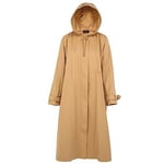 GÖKNUR ARSLAN OVERSIZE SİYAH YAĞMURLUK CAMEL Standart Kadın-1
