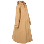 GÖKNUR ARSLAN OVERSIZE SİYAH YAĞMURLUK CAMEL Standart Kadın-1