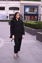 GÖKNUR ARSLAN SİYAH TREND TAKIM Siyah S Kadın-1