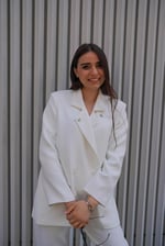 GÖKNUR ARSLAN TREND TAKIM Beyaz M Kadın-1