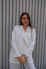 GÖKNUR ARSLAN TREND TAKIM Beyaz M Kadın-1