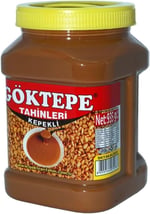 Göktepe KEPEKLİ 935gr Bozkır Tahini Plastik Kutu, Odun Ateşinde Çifte Kavrulmuş (KEPEKLİ-935gr)