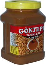 Göktepe KEPEKLİ 935gr Bozkır Tahini Plastik Kutu, Odun Ateşinde Çifte Kavrulmuş (KEPEKLİ-935gr)