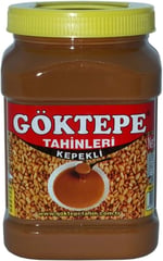 Göktepe KEPEKLİ 935gr Bozkır Tahini Plastik Kutu, Odun Ateşinde Çifte Kavrulmuş (KEPEKLİ-935gr)