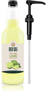 Gold Gull Lime (Yeşil Limon) Aromalı Kahve ve Meyve Şurubu 700 ml.