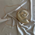 Gold Kadın Nautilus Model Abiye Çanta