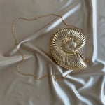 Gold Kadın Nautilus Model Abiye Çanta