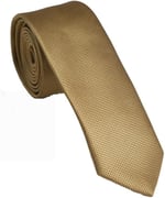 Gold Kravat Mendil Yaka Çiçeği Set