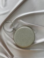 Gold Simli Yuvarlak Abiye Clutch Çanta