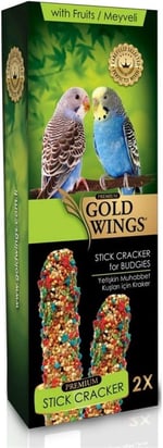 Gold Wings Premium Meyveli Muhabbet Krakeri 2'Li Kutu