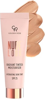 Golden Rose Nude Look Radiant Tinted Moisturiser - 02 Medium Tint - Canlı ve Aydınlık Görünüm Veren Renkli Nemlendirici - Seçenekler: 1 stück (1er Pack), 1 stück (1er Pack) (2 paketi)