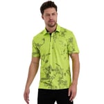 Gölge Desenli Spor Polo Yaka Erkek Kısa Kol Tişört