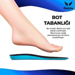 GoLite M09 Memory Foam - Ayakkabı Tabanlığı, Masaj Noktalı ve Rahat İç Taban, Bot, İş Ayakkabısı ve Geniş Kalıplı Ayakkabılar İçin Hafızalı Ayak Desteği - (43)