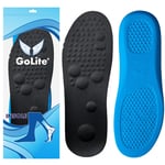 GoLite M09 Memory Foam - Ayakkabı Tabanlığı, Masaj Noktalı ve Rahat İç Taban, Bot, İş Ayakkabısı ve Geniş Kalıplı Ayakkabılar İçin Hafızalı Ayak Desteği - (43)