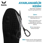GoLite M09 Memory Foam - Ayakkabı Tabanlığı, Masaj Noktalı ve Rahat İç Taban, Bot, İş Ayakkabısı ve Geniş Kalıplı Ayakkabılar İçin Hafızalı Ayak Desteği - (43)