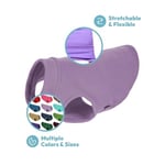 Gooby Esnek Polar Yelek Köpek Kazak - Pembe, 6X-Large - Sıcak Kazak Polar Köpek Ceket - Küçük Köpekler Erkek veya Kız için Kış Köpek Giysile - Seçenekler: 6X-Large Length (27.5
