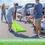 GoSports BattlePutt Golf Sopası Oyunu, 2'si 2 arada Pong Tarzı Oyun, 28 cm Putting Green, 2 Golf Topu