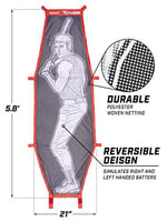 GoSports Beyzbol ve Softbol Atış Kiti - Strike Zone & Xtraman Dummy Batter ile Doğruluk Eğitimi