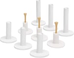 GoSports Kauçuk Golf Tişörtleri 9'lu Paket - 3 x 1,5 inç, 2,25 inç ve 3,5 inç Tees - Suni Çim Golf Paspasları ile Evrensel