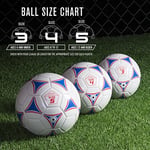 GoSports Premier Futbol Topları, Tekli veya 6’lı Paket, 3, 4, 5 Numara, Top Pompası ile