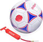 GoSports Premier Futbol Topları, Tekli veya 6’lı Paket, 3, 4, 5 Numara, Top Pompası ile