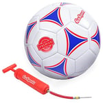 GoSports Premier Futbol Topları, Tekli veya 6’lı Paket, 3, 4, 5 Numara, Top Pompası ile