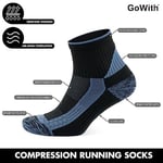 GoWith 2'li Tabanaltı Havlulu Dikişsiz Unisex Atletik Fit Koşu Yürüyüş Egzersiz Aktivite Çorabı 3593