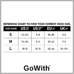 GoWith 2'li Tabanaltı Havlulu Dikişsiz Unisex Atletik Fit Koşu Yürüyüş Egzersiz Aktivite Çorabı 3593