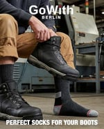 GoWith 3'lü Pamuklu Topuk Burun Destekli Dayanıklı Havlulu Termal Etkili Nem Kontrollü Outdoor Trekking İş ve Performans Çorabı 6016