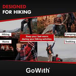 GoWith Unisex Alpaka Yünlü Termal Tam Havlulu Yürüyüş Outdoor Hiking Ayak Bileği Boyu Kısa Patik Çorap 6007