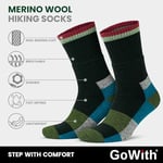 GoWith Yünlü Tam Havlulu Dikişsiz Kışlık Termal Erkek Kadın Çorap, Outdoor Hiking Trekking Yürüyüş Bot Çorabı 3597