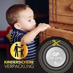 Gp Batteries Cr2016 2016 Boy Lityum Düğme Pil, 3 Volt, 5'Li Kart - Seçenekler: 5'li, Tekli