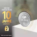 Gp Batteries Cr2016 2016 Boy Lityum Düğme Pil, 3 Volt, 5'Li Kart - Seçenekler: 5'li, Tekli