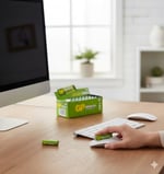 GP Batteries GP15G Greencell R6P/1215/AA Kalem Pil, 1.5 Volt, 40'lı Kutu, Yeşil/Sarı/Beyaz - Seçenekler: 4'lü, 12'li, 40'lı