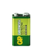 Gp Batteries Gp1604G Greencell 6F22/1222/9V Pil, 9 Volt, 10'Lu Kutu - Seçenekler: 10'lu, Tekli