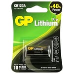 Gp Batteries Gpcr123A Dl123A/Cr123A Boy Lityum Pil, 3 Volt, Tekli Kart