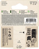 GP Batteries ReCyko 200 9V Boy Ni-Mh Şarjlı Pil, 8.4 Volt, Tekli Kart