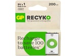 GP Batteries ReCyko 200 9V Boy Ni-Mh Şarjlı Pil, 8.4 Volt, Tekli Kart