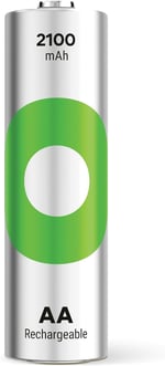 GP Batteries ReCyko 2100 AA Kalem Ni-MH Şarjlı Pil, 1.2 Volt, 6'lı Kart